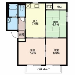 バリュージュヤマトBの物件間取画像